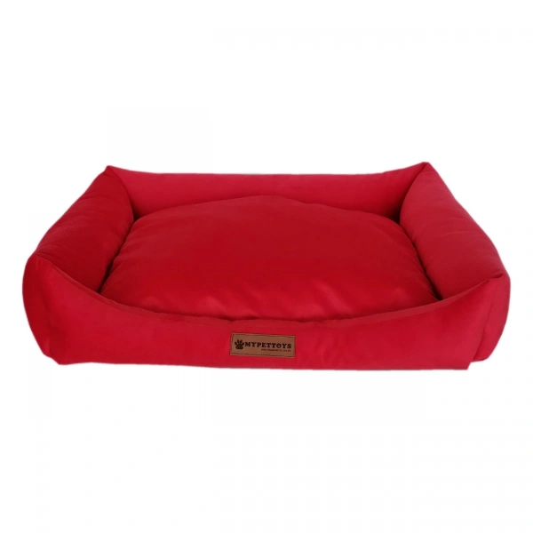 Yumuşak Köpek Yatağı Tay Tüyü X Large Kırmızı 80*100 cm