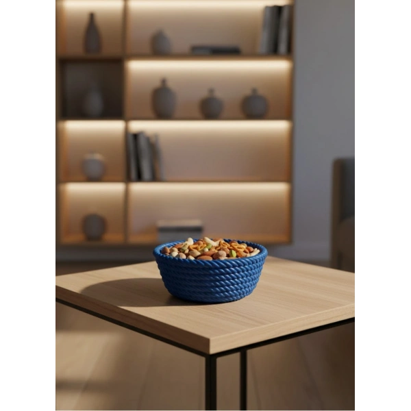 YUVARLAK ÇEREZLİK LACİVERT