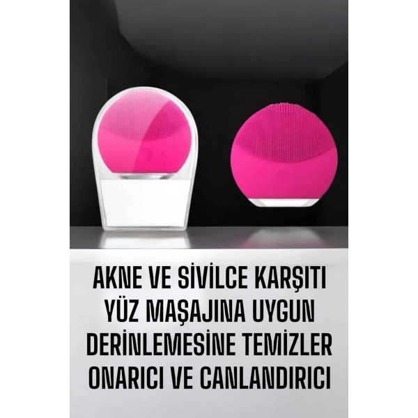 Yüz Temizleme Aleti Genç Görünüm Sağlayan, Kan Dolaşımını Hızlandıran, Kablosuz ve Taşınabilir