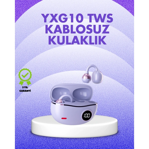 YXG10 Kablosuz Kulaklık – Bluetooth 5.4, Dokunmatik, LED Ekranlı Şarj Kutusu