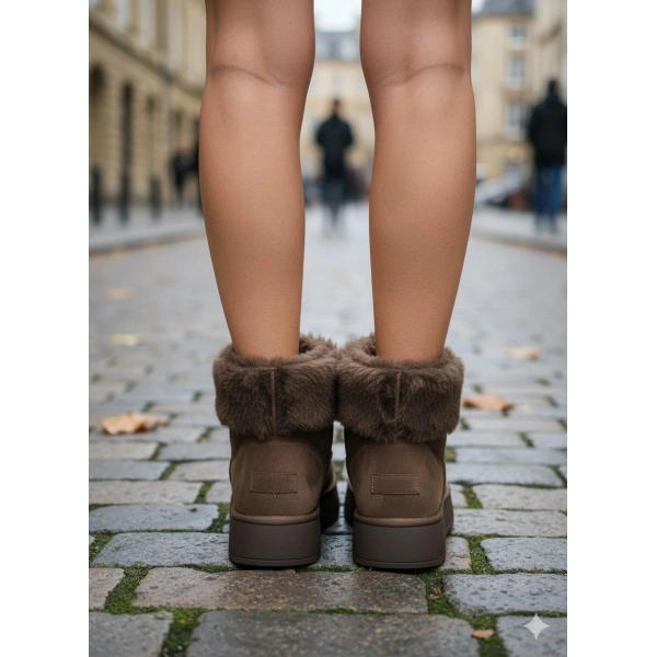 Zinya Kahverengi Süet Bot