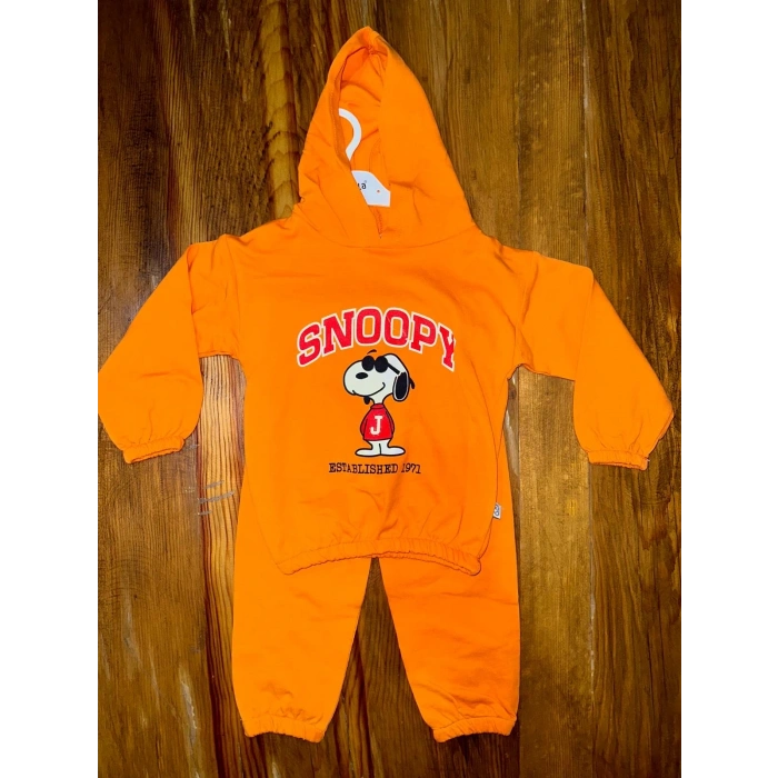 6-24 aylık snoopy takım turuncu