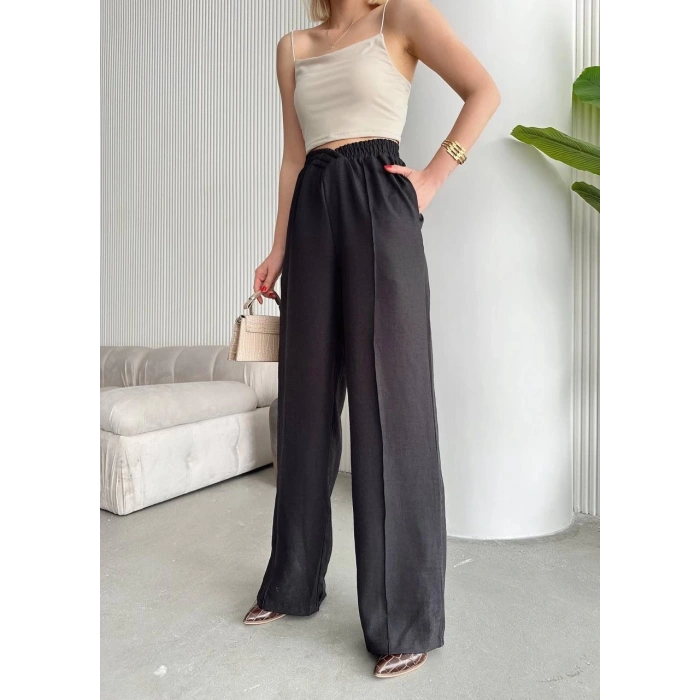 Beli çapraz pantolon