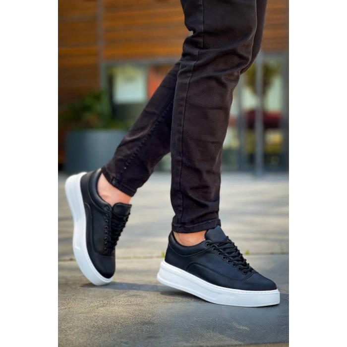 KB-005 Kuback Siyah Cilt Bağcıklı  Günlük Erkek  Ayakkabı