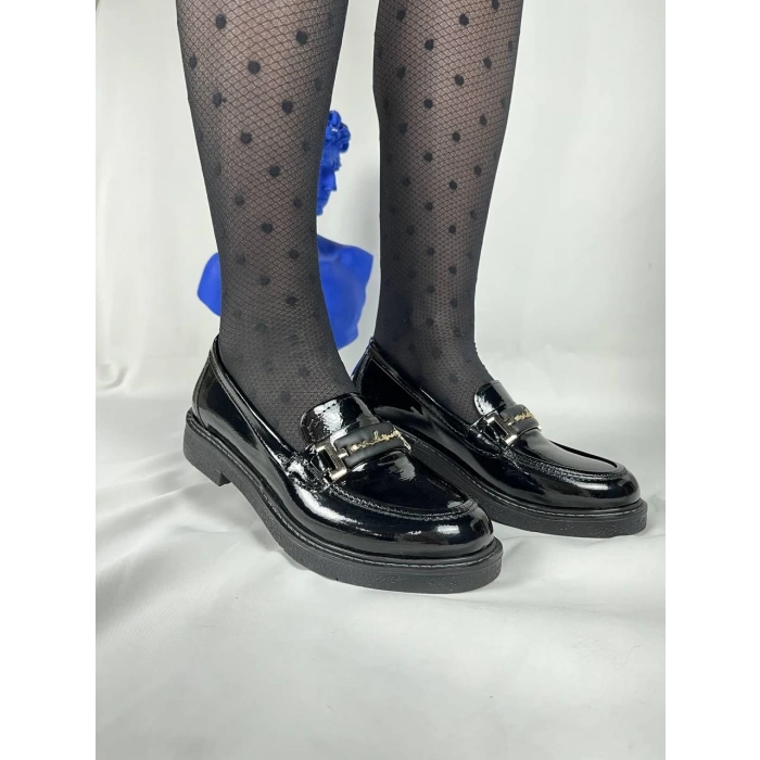 KB-803 Kuback Kömür Rugan Günlük Kadın Babet