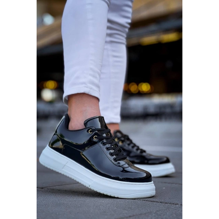 KB-X20 Kuback Siyah Rugan  Günlük Erkek Ayakkabı