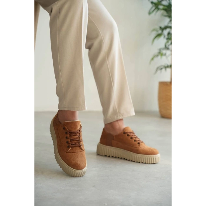 KB-X516 Kuback Taba Süet Günlük Erkek Ayakkabı