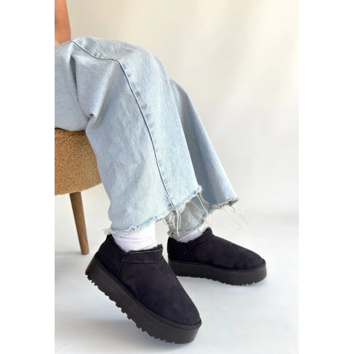 Mitay Siyah Süet Bot