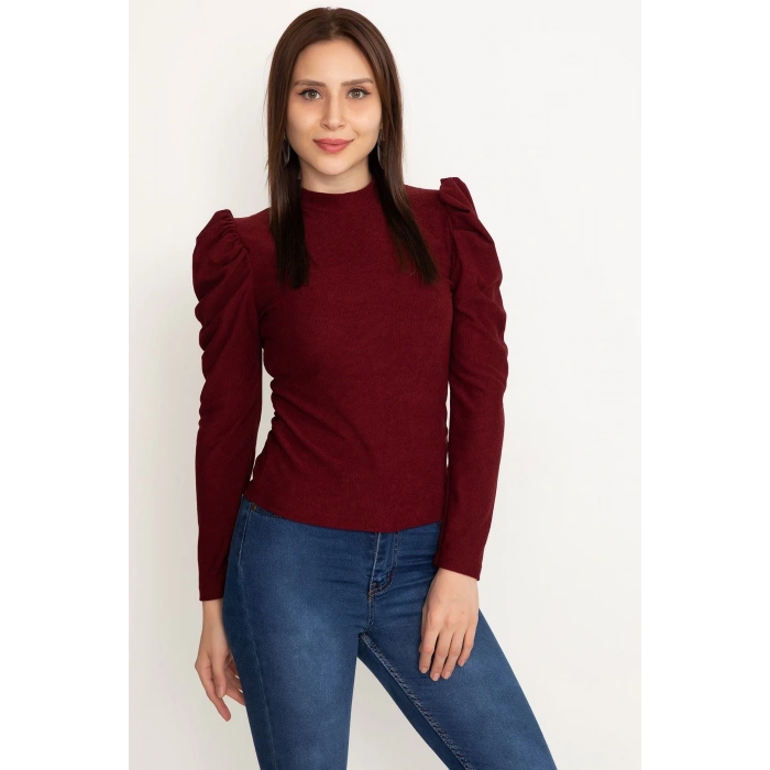 Prenses kol bluz siyah w3125