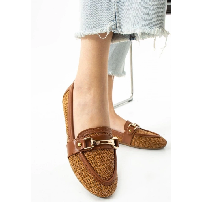 Rain Taba Cilt Babet Ayakkabı