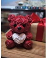 10 cm 3D Kalp Tutan Ayıcık Dekoratif Sevgililer Günü Hediyesi
