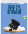 10 Metre Çekim Mesafeli Hafif Tasarımlı Bluetooth Kulaklık ve Şarj Kutusu Seti