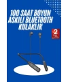 100 Saat Kablolu Boyun Askılı Dijital Göstergeli Bluetooth Kulaklık