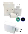 120 Watt Turbo Hızlı Şarj Aleti Seti Hızlı Şarj Adaptörü Beyaz