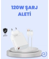 120 Watt Turbo Şarj Cihazı  Redmi Note 10 11 12 Uyumlu