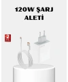 120W Type-C Hızlı Şarj Adaptörü – Akıllı Koruma ve Turbo Güç Desteği