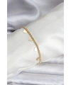 14K Gold Renk Kaplama Kalpli Model CM Kadın Bileklik