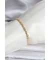 14K Gold Renk Kaplama Zincir Model Kadın CM Bileklik