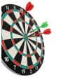 15 İnç Dart Tahtası Seti Dayanıklı Yapı 4 Metal Dart Oku