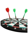 15 İnç Dart Tahtası Seti Dayanıklı Yapı 4 Metal Dart Oku