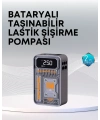 150 PSI Kablosuz Dijital Ekranlı Taşınabilir Araç Lastik Pompası