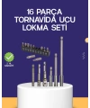 16 Parça Bits ve Adaptör Seti Vidalama Tamir Bakım Seti