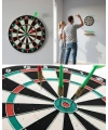 17 İnç Dart Tahtası 4 Metal Dart Oku