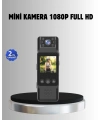 180° Döner Lensli Mini Kamera 1080P Full HD Hareket Algılama 1200mAh
