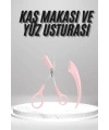 2li Kaş Bakım Seti Taraklı Kaş Makası Ve Kaş Usturası Kaş Şekillendirici