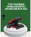 2000 Watt Teflon Tost Makinesi – Geniş Plaka, Ayarlanabilir Isı, Kolay Temizlik