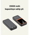20000 mAh Taşınabilir Powerbank | Çok Kablolu, Hızlı Şarj Destekli (22.5W)