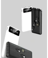 20.000mAh PD Powerbank LED Işık LCD Ekran Dahili Kablo Çoklu Giriş