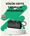 2000mAh Mini Powerbank Dahili Konektörlü PD 20W