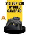 2025 A Kalite S10 Gamepad 520 Oyunlu TV Bağlantılı Retro Atari Konsolu