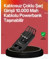 22.5W Hızlı + 15W Kablosuz Şarj – Akıllı Powerbank ile Her An Enerji