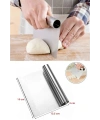 2li Set Hamur Şekillendirici Eğik Pasta Spatulası +Metal Hamur Kesici Kazıyıcı Spatula