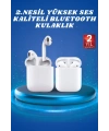 2.Nesil Yeni Model TWS Bluetooth Kulaklık Dokunmatik Kontrol Yüksek Ses Kaliteli