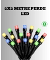 2x2 Metre Pil ile Çalışan Perde LED Işık – 8 Modlu Dekoratif