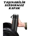 3 Bardaklı Termos Seti Anneler Gününe Özel Hediye Taşınabilir Sızdırmaz Isı Koruyucu