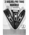 3 Başlıklı Profesyonel Tıraş Makinesi