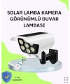 3 Modlu Güneş Paneli Aydınlatmalı Dış Mekan Güvenlik Işığı – IP65 Su Geçirmez, PIR Sensörlü