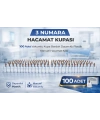 3 Numara Hacamat Kupası 100 Adet Vakumlu Kupa Bardak Dayanıklı Plastik Manuel Hacamat Kabı