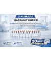 3 Numara Hacamat Kupası 20 Adet Vakumlu Kupa Bardak Dayanıklı Plastik Manuel Hacamat Kabı