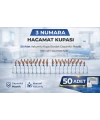 3 Numara Hacamat Kupası 50 Adet Vakumlu Kupa Bardak Dayanıklı Plastik Manuel Hacamat Kabı Seti