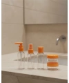 30 ml 5’li Seyahat Şişesi Seti Çantalı Kozmetik Organizer