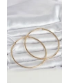 316L Çelik Gold Renk 70 mm Kadın Halka Küpe