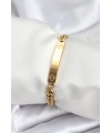 316L Çelik Gold Renk Yazı Yazmaya Uygun Kadın Bileklik