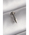 316L Çelik Gümüş Renk Çivi Model Piercing
