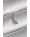 316L Çelik Gümüş Renk Çivi Model Piercing