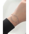 316L Çelik Gümüş Renk Düğüm Model Bileklik